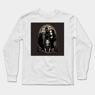 ADDAMS Family, Wednesday-inspired design, Long Sleeve T-Shirt
